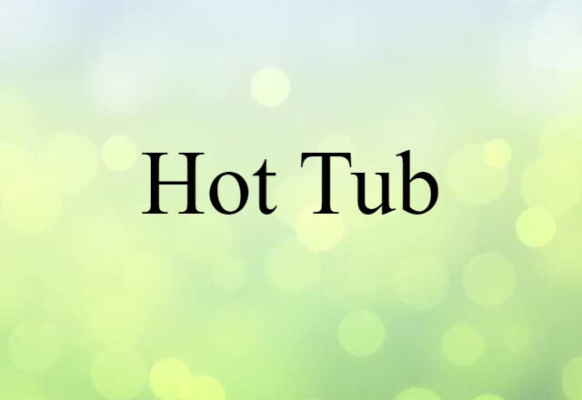 hot tub