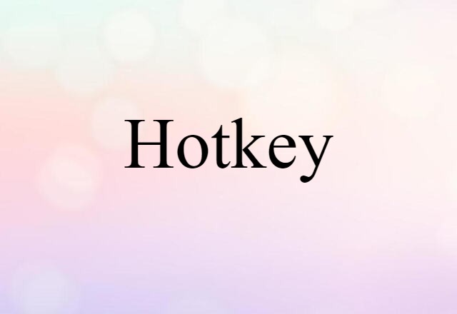 hotkey