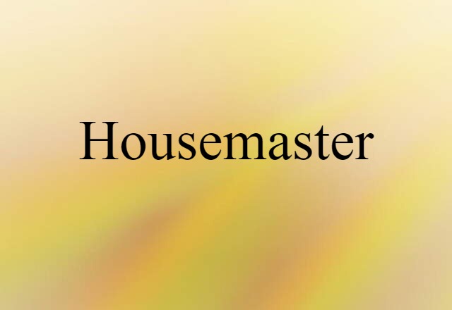 housemaster