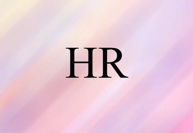 HR