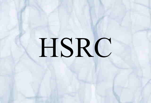 HSRC (noun) Definition, Meaning & Examples