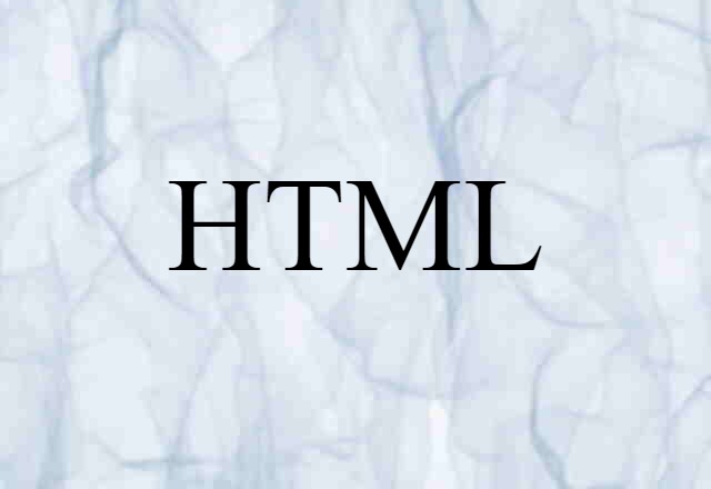 HTML