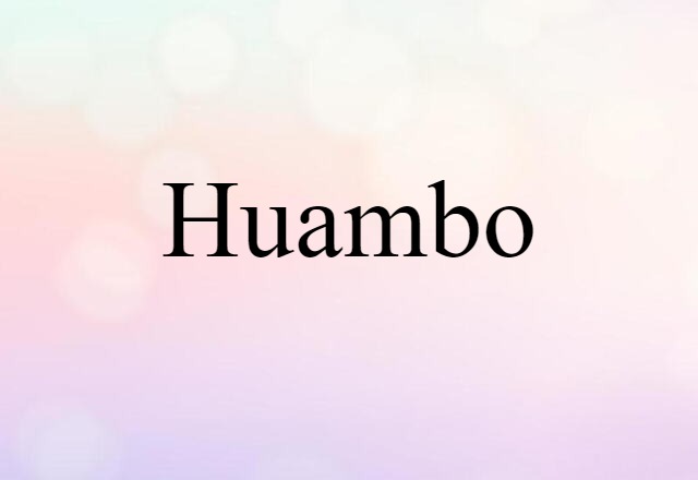 Huambo