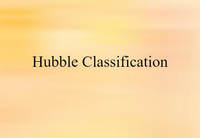 Hubble classification