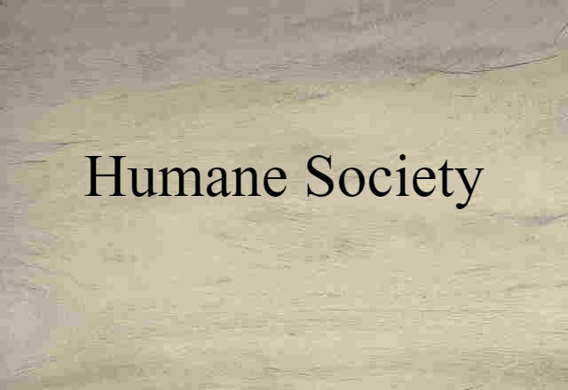 humane society