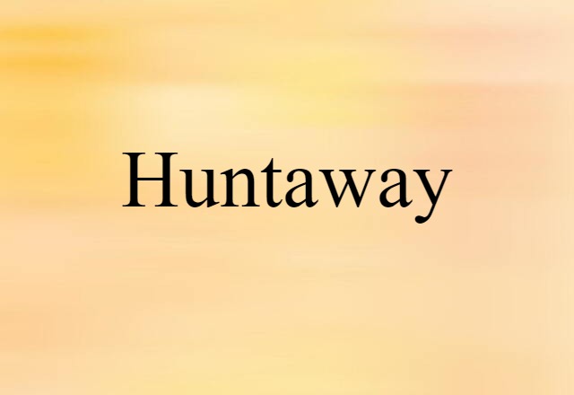 huntaway