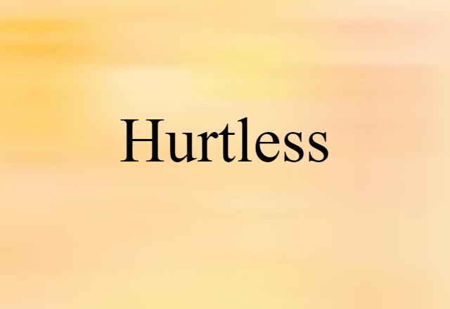 hurtless