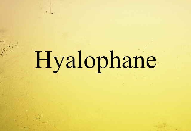 hyalophane