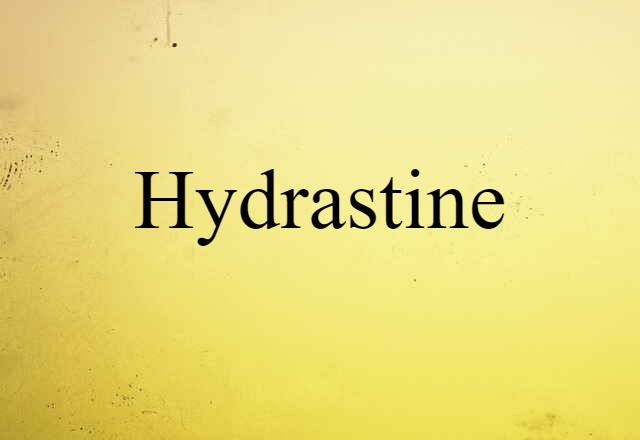 hydrastine