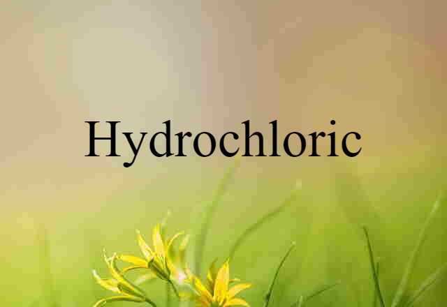 hydrochloric