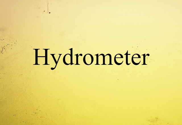 hydrometer