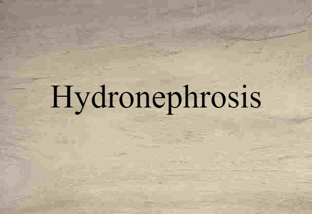 hydronephrosis