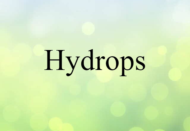 hydrops