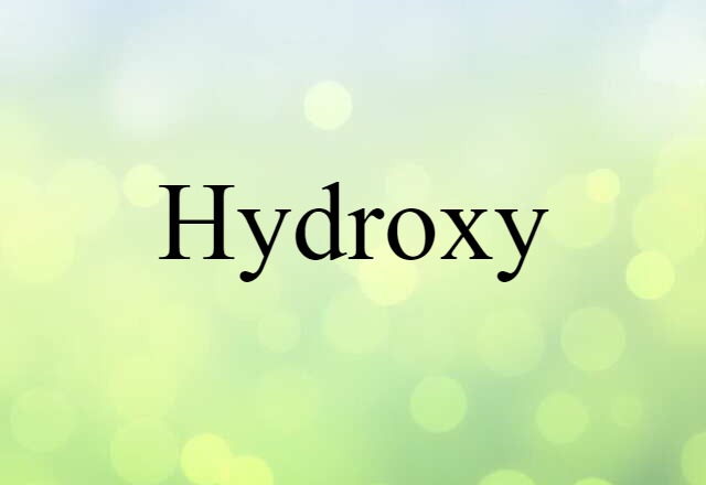 hydroxy