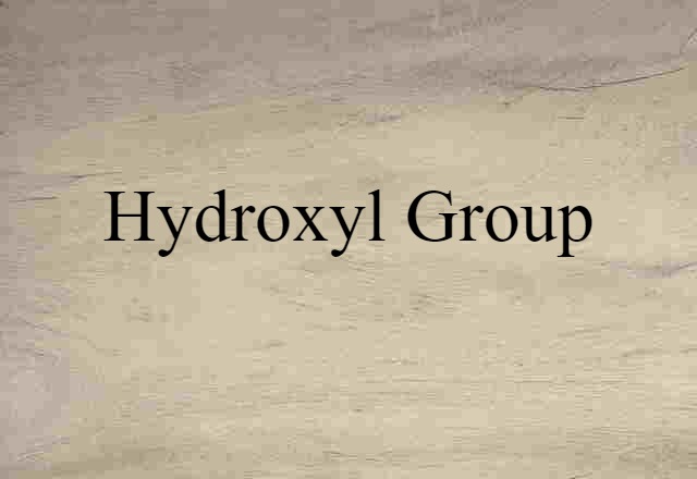 hydroxyl group