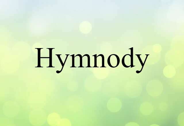 hymnody