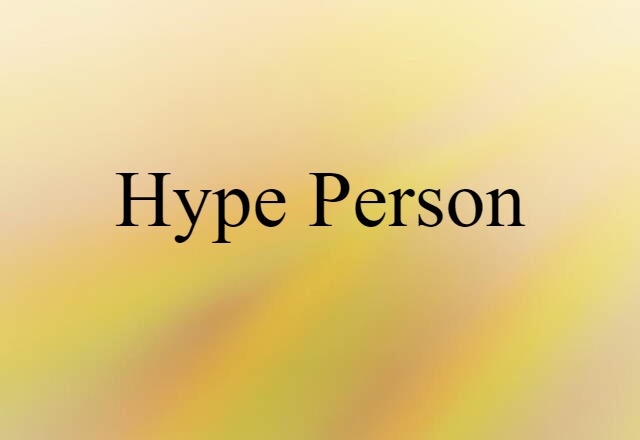 hype person