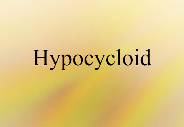 hypocycloid