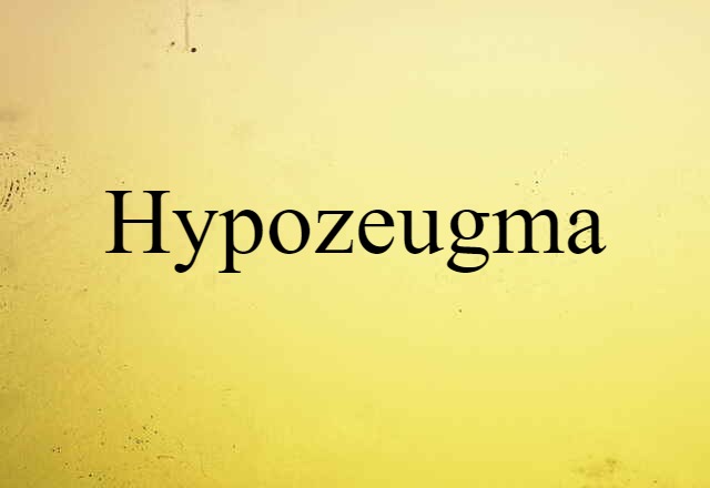 hypozeugma