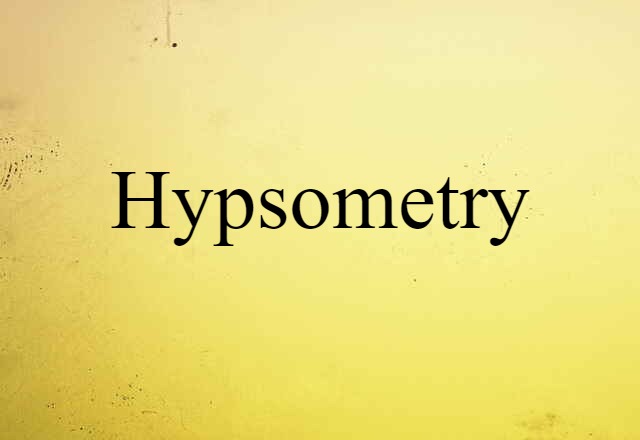 hypsometry