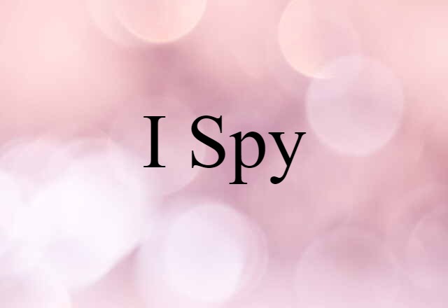 I-spy