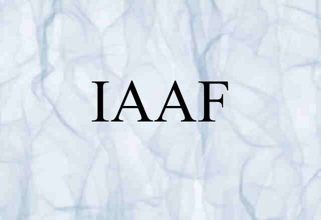 IAAF