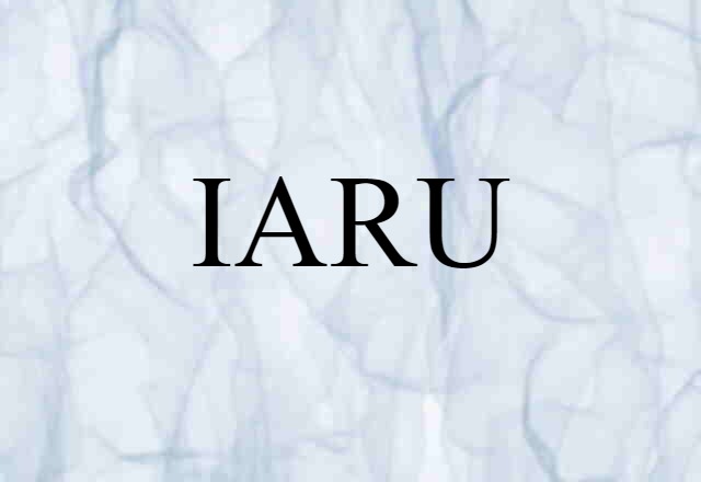 IARU