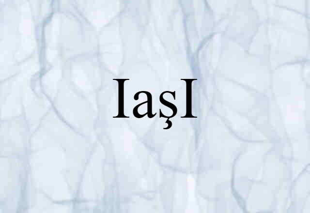 Iaşi (noun) Definition, Meaning & Examples