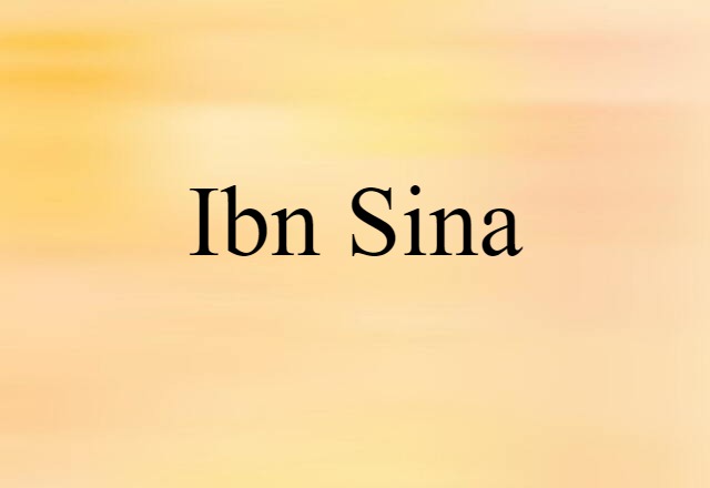 ibn Sina