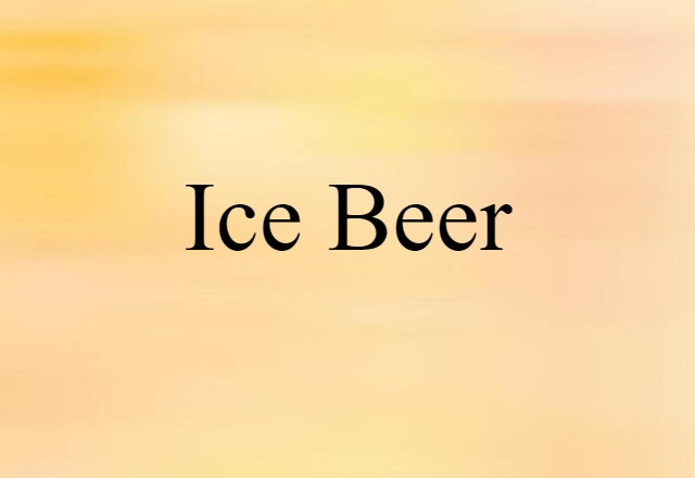 ice beer