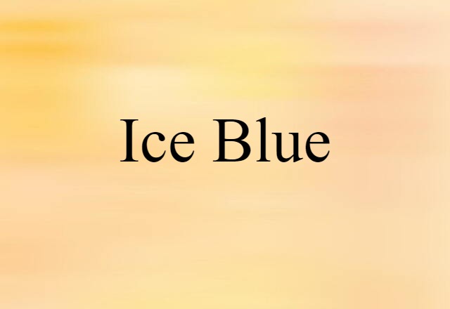 ice blue