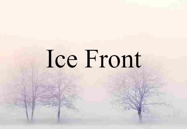 ice front