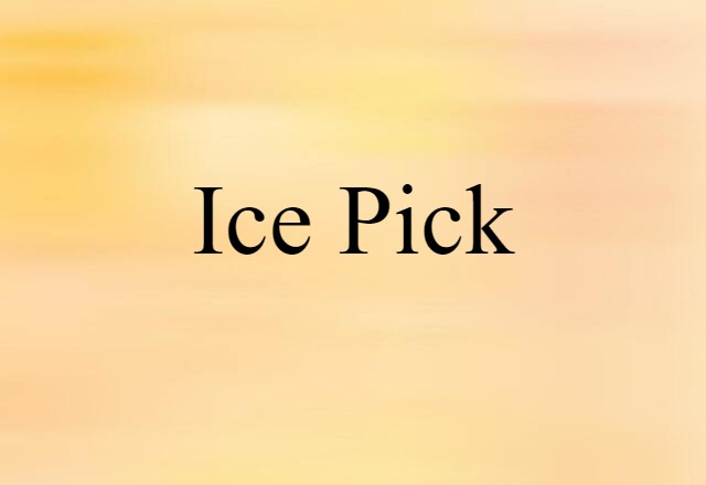 ice pick