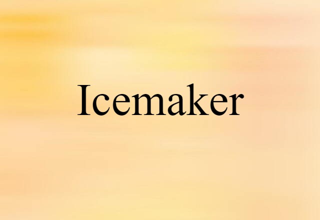 icemaker