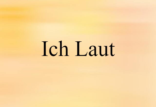 ich-laut