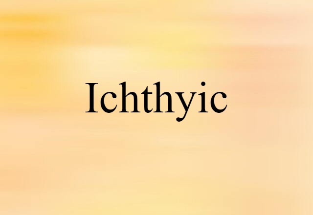 ichthyic