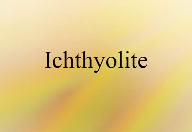 ichthyolite