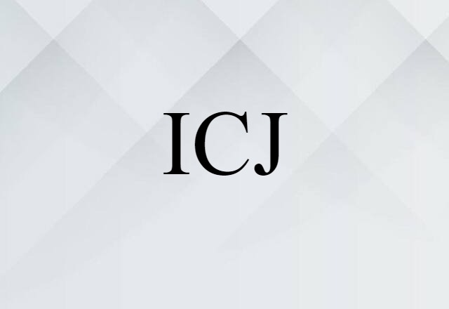 ICJ