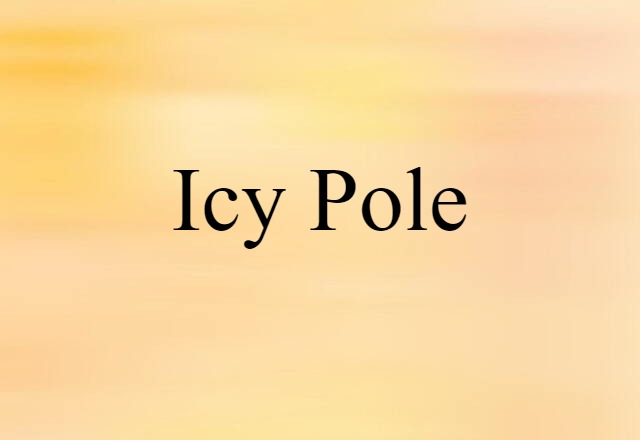 icy pole