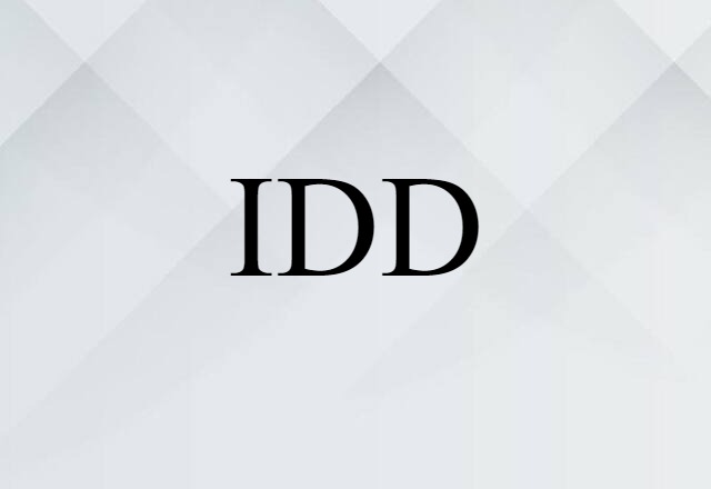 IDD