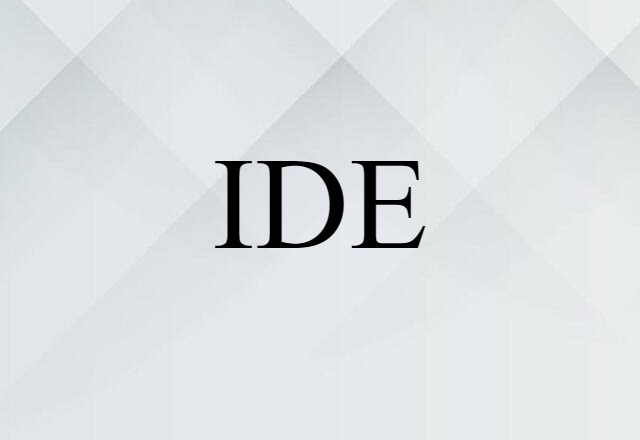 IDE