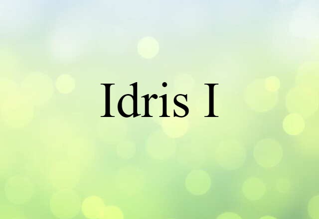 Idris I