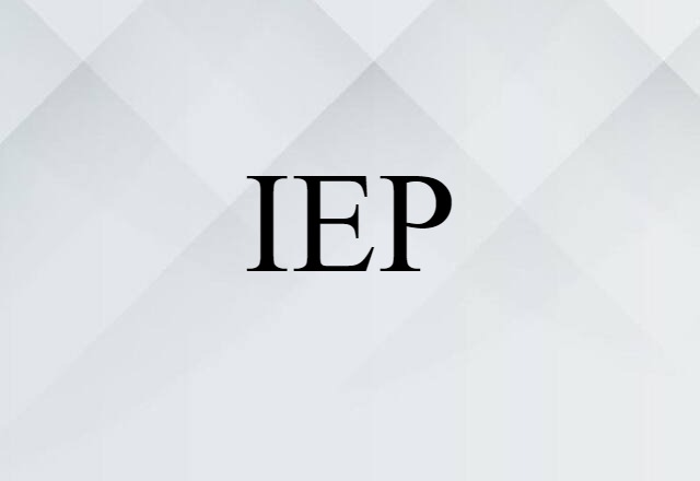 IEP