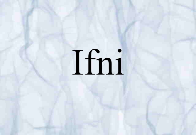 Ifni