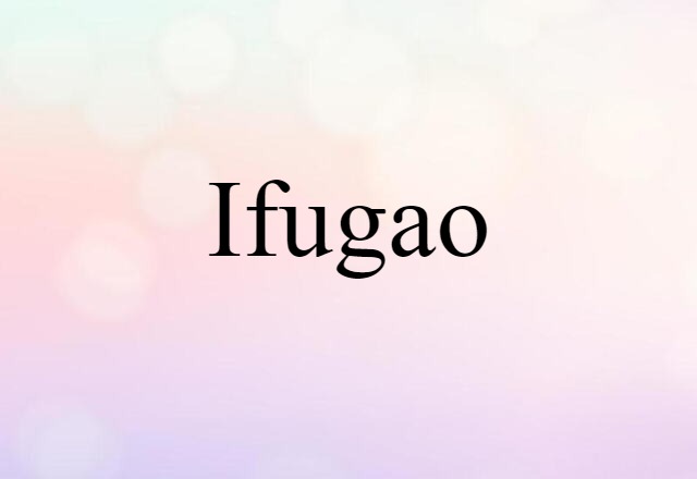 Ifugao