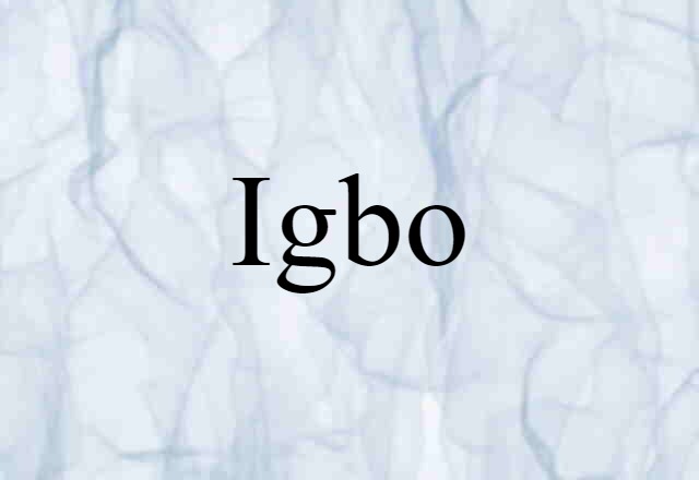 Igbo