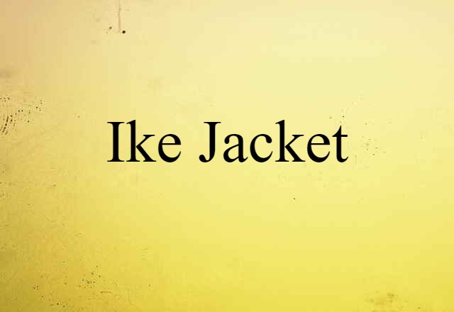 Ike Jacket (noun) Definition, Meaning & Examples