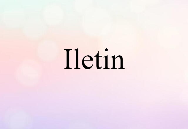 Iletin