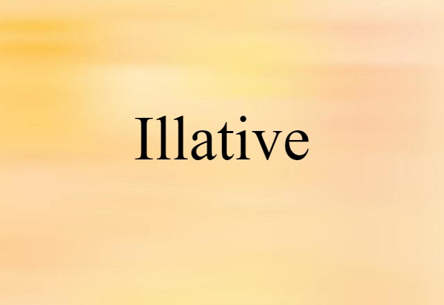 illative