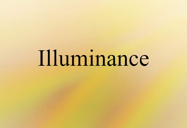 illuminance